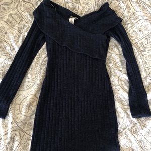 Navy Sweater Dress